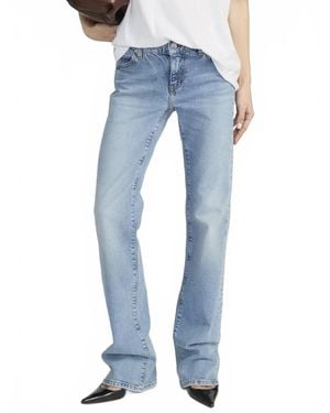 FRAME Rodeo Low-Rise Bootcut Jeans - Blue