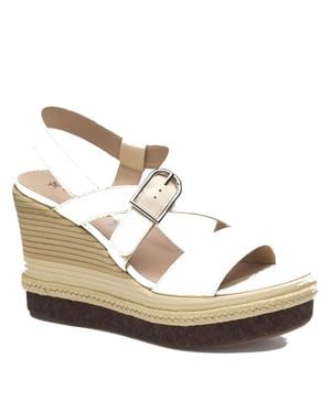 Johnston & Murphy Addison Asymmetrical Wedge - Metallic