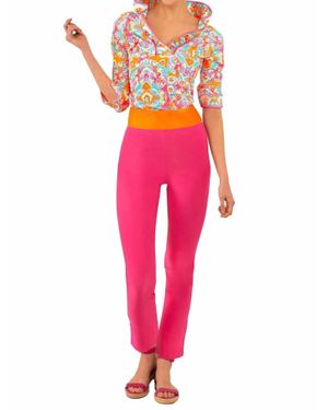 Gretchen Scott Watteau Ruffle Top - Pink