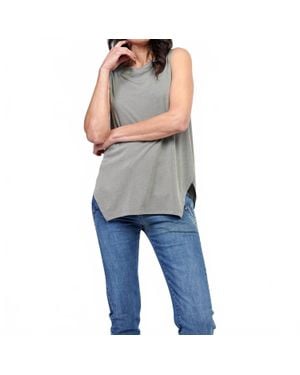 Alembika Essential Cutaway Tank Top - Gray