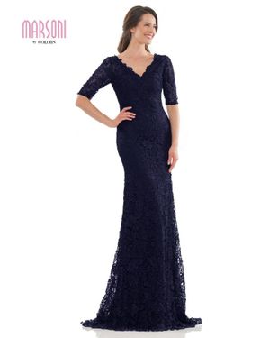 Marsoni by Colors Mother Of The Bride Dress - Blue