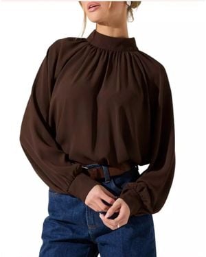 Astr Sabelle Top - Brown