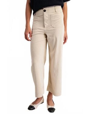 Eesome Corduroy Patch Pocket Pant - Natural