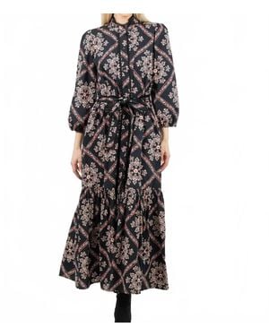 Tolani Medallion Baylun Dress - Black