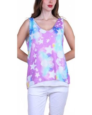 Gigi Moda Cosmo Knit Tank - Purple