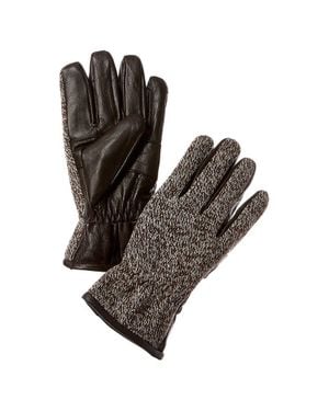 Surell Leather Gloves - Brown