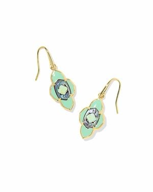 Kendra Scott Abbie Medallion Small Drop Earrings - Blue