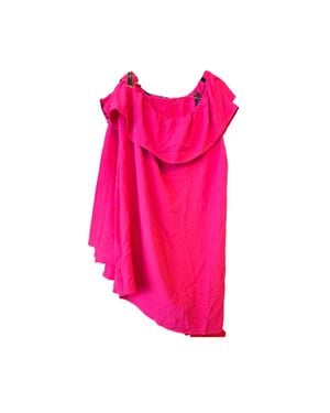 Pine Apparel Simple Moments Shoulder Dress - Pink