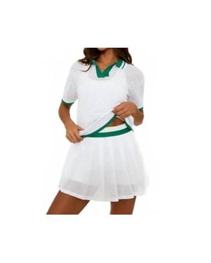 Beach Riot Irina Mesh Tennis Skirt - White