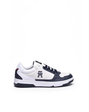 Tommy Hilfiger Leather Suede Sneakers - White