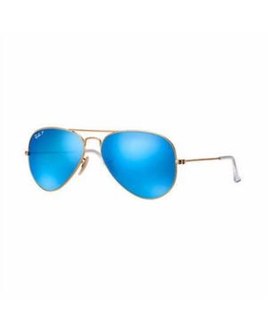 Ray-Ban 0Rb3025 Polarized Sunglasses - Blue