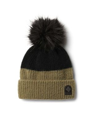 Columbia Winter Blur 1862101397 Pom Pom Beanie Hat App1836 - Black