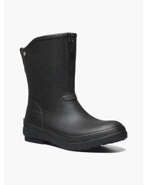 Bogs Amanda Plush Ii Zip Waterproof Boots - Black