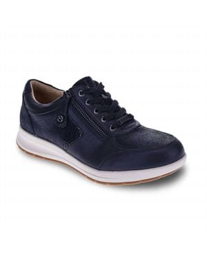 Revere Boston Zip Casual Sneaker - Blue