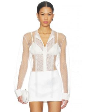 Sans Faff Toulouse Blouse - White