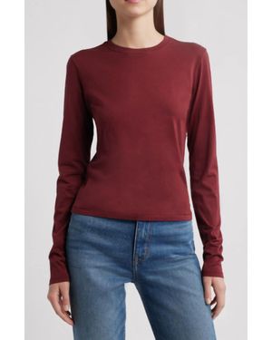 FRAME Long Sleeves Baby Tee - Red