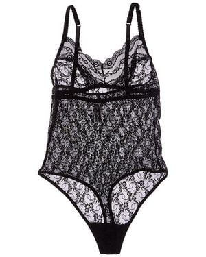B.tempt'd B. Tempt'D By Wacoal Lace Kiss Bodysuit - Black