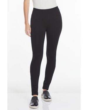 Slimsation By Multiples Ponte Leggings - Black
