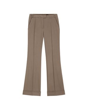 BOSS Tailored Pants With Stretch Blend - Brown