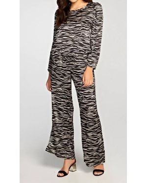 Chaser Brand Silky Wide Leg Pant - Black