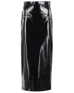 スカート Msgm Patent Leather Midi Skirt MSGM High waist midi skirt patent leather | The Fashion Square