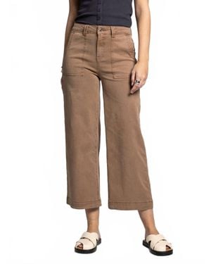 Thread & Supply Loretta Cropped Utility Pant - Natural