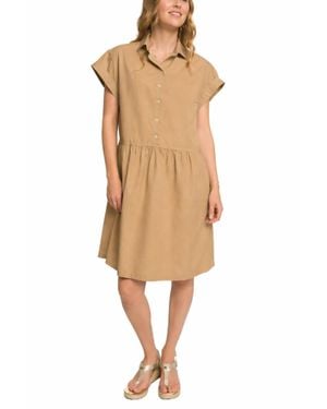 0039 Italy Leonie Cotton Dress - Natural