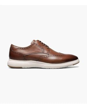 Florsheim Dash Wingtip Oxford Shoes - Brown