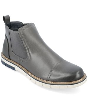 Vance Co. Waylon Pull-On Chelsea Boot - Gray