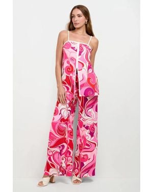 Trina Turk Aliza Tunic Top - Pink