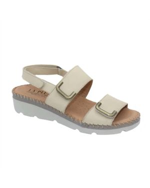 Laurevan La Plume Chrisa Sandal - Natural