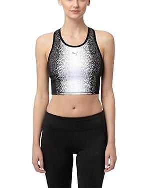 PUMA Racerback Drycell Sports Bra - Black