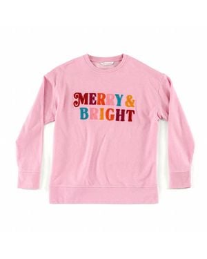 Shiraleah Merry Bright Sweatshirt - Pink