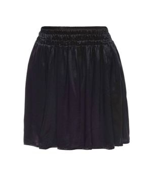 Nation Ltd Izzy Gored Mini Skirt In Black - Blue
