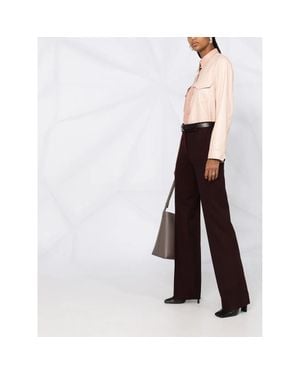 Ferragamo Straight-Leg Pants - White