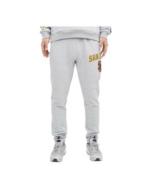 Pro Standard San Diego Padres Stacked Logo Sweatpants - Gray