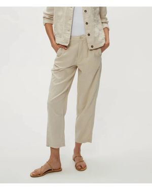 Michael Stars Sal Barrel Leg Pant - Natural