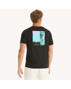 Nautica Dawn Ocean Graphic T-Shirt - Black