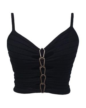 Dion Lee Central Chain Cami Top - Blue