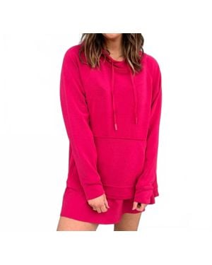 Mono B Laguna Lush Hoodie - Pink