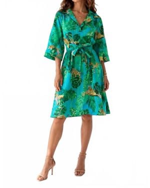 Pick Happy Kimono Dress - Green