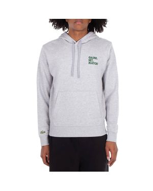 Lacoste Crew Neck Hoodie - Gray