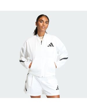 adidas Z. N.E. Woven Bomber Jacket - White