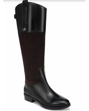 Sam Edelman Penny Suede Leather Boots - Black