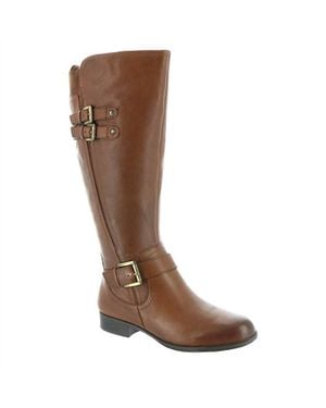 Naturalizer Jessie Wide Calf Riding Boot - Brown