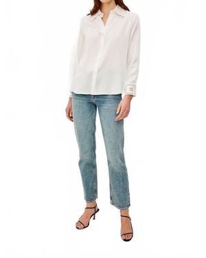 Rails Clarise Classic Button-Up Top - Blue