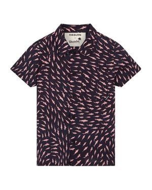 Boardies Boardies¨ X Raeburn Sharks Open Collar Shirt - Blue
