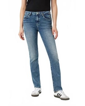 Mavi Kendra High-Rise Straight Leg Jeans - Blue
