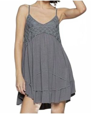 Pol Mini Dress - Gray