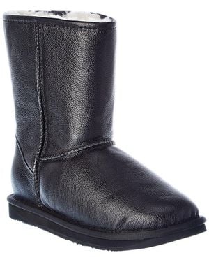 Australia Luxe Cozy Short Leather Boot - Blue